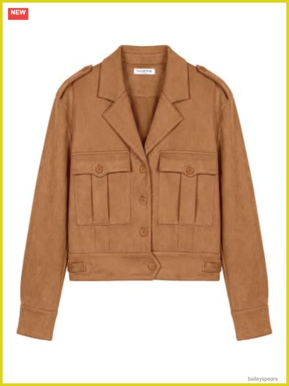Faux Suede Cropped Button Down Jacket Long Sleeve Casual Coat